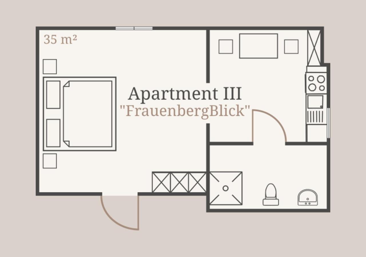 Dom Apartment III - Modern & Zentral Mit Kostenfreiem Parkplatz Fulda Eksteriør billede